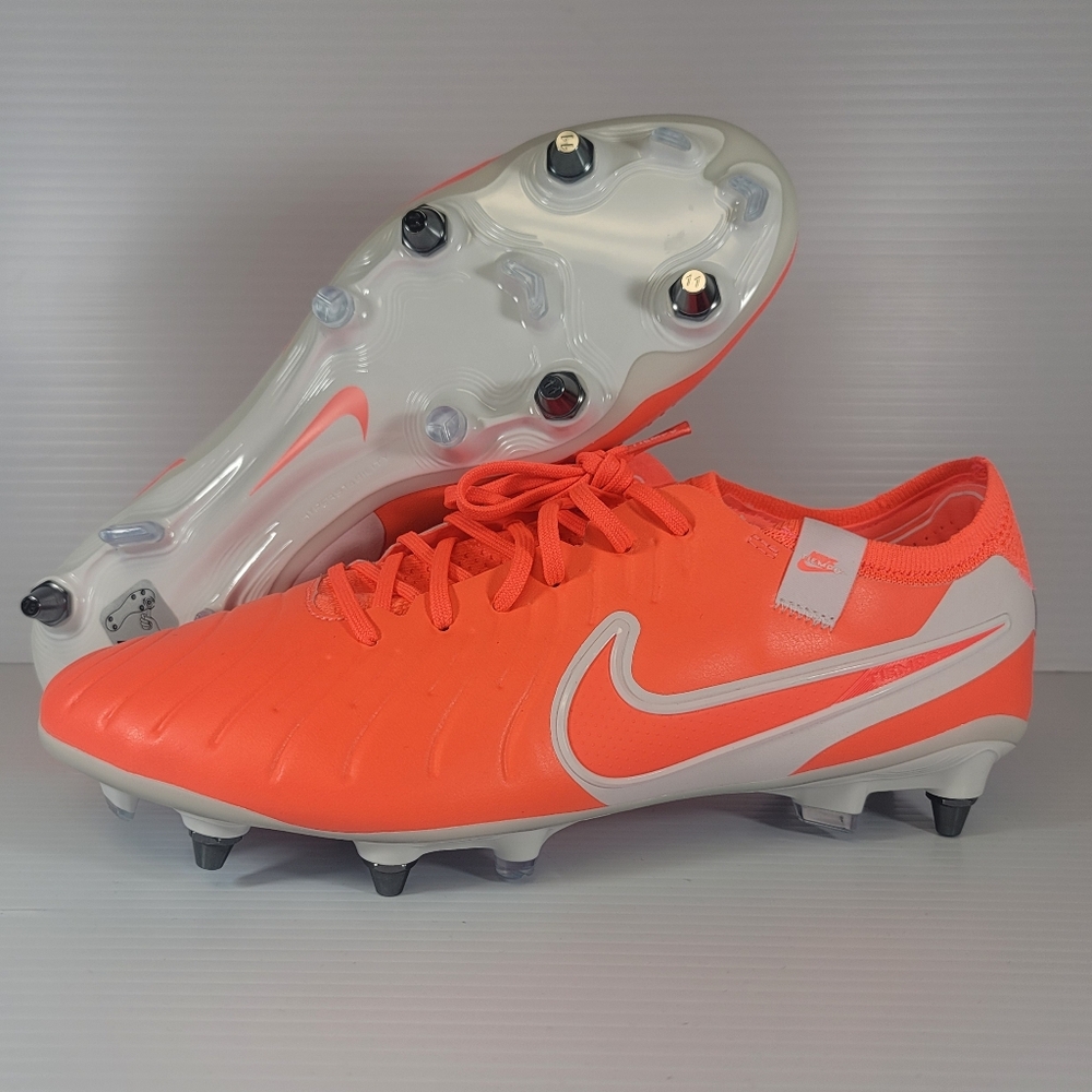 Mens Size Nike Tiempo Legend 10 Elite Lava SG Pro AC Soccer Cleats HF4373-800